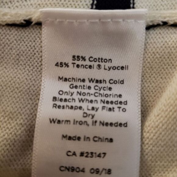 Talbots Striped Colorblock Sweater Sz 2X - Picture 5 of 6